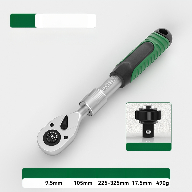 Βιομηχανικό τηλεσκοπικό καστάνιο κλειδί δύο κατευθύνσεων, κράμα χρωμίου-βανadiου, εργαλείο ροπων