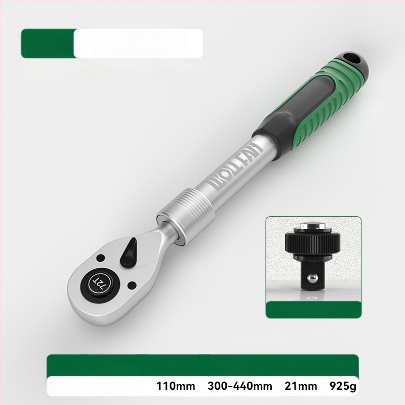 Βιομηχανικό τηλεσκοπικό καστάνιο κλειδί δύο κατευθύνσεων, κράμα χρωμίου-βανadiου, εργαλείο ροπων