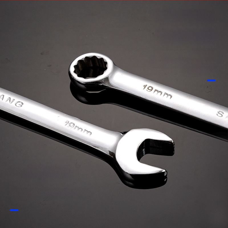 Комплект гаечни ключове, 14 части, комбиниран тип, с открит край