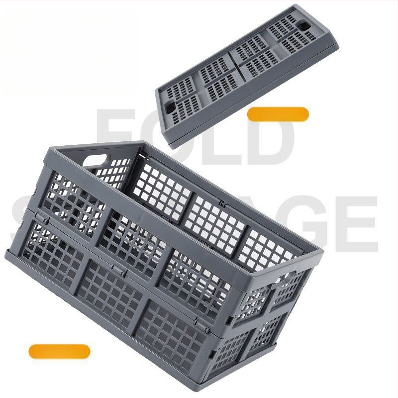 Kokkupandav perforuotas plastikinis krepšys iš PP, maisto kokybės, skirtas užkandžiams ir daržovėms