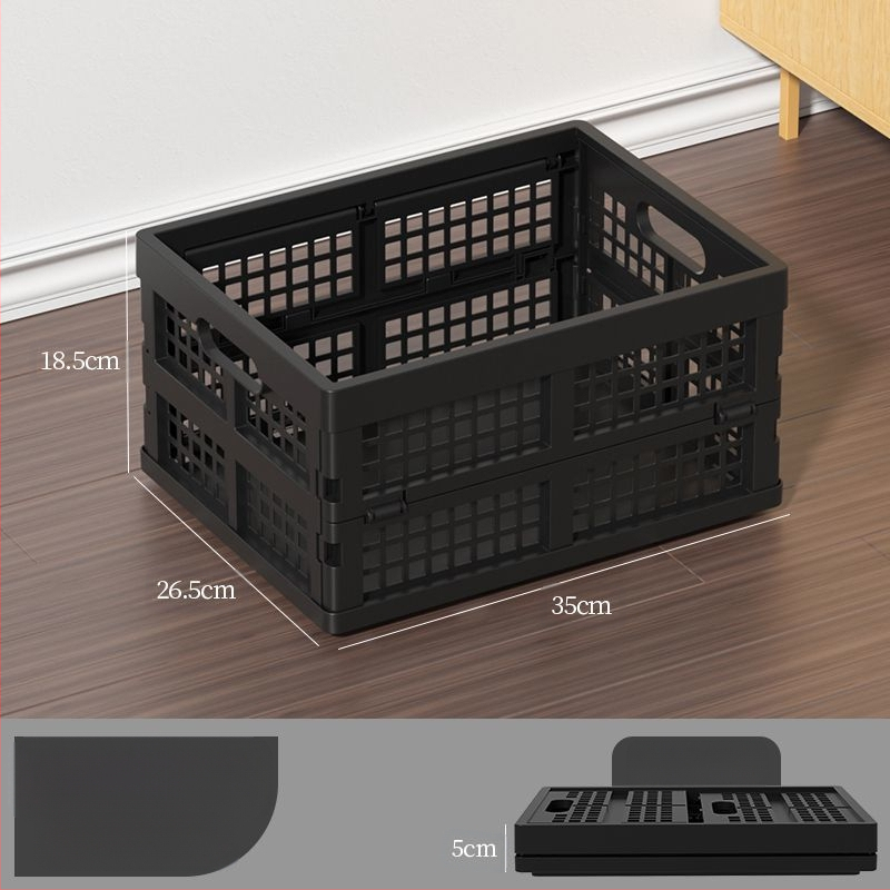 Kokkupandav perforuotas plastikinis krepšys iš PP, maisto kokybės, skirtas užkandžiams ir daržovėms