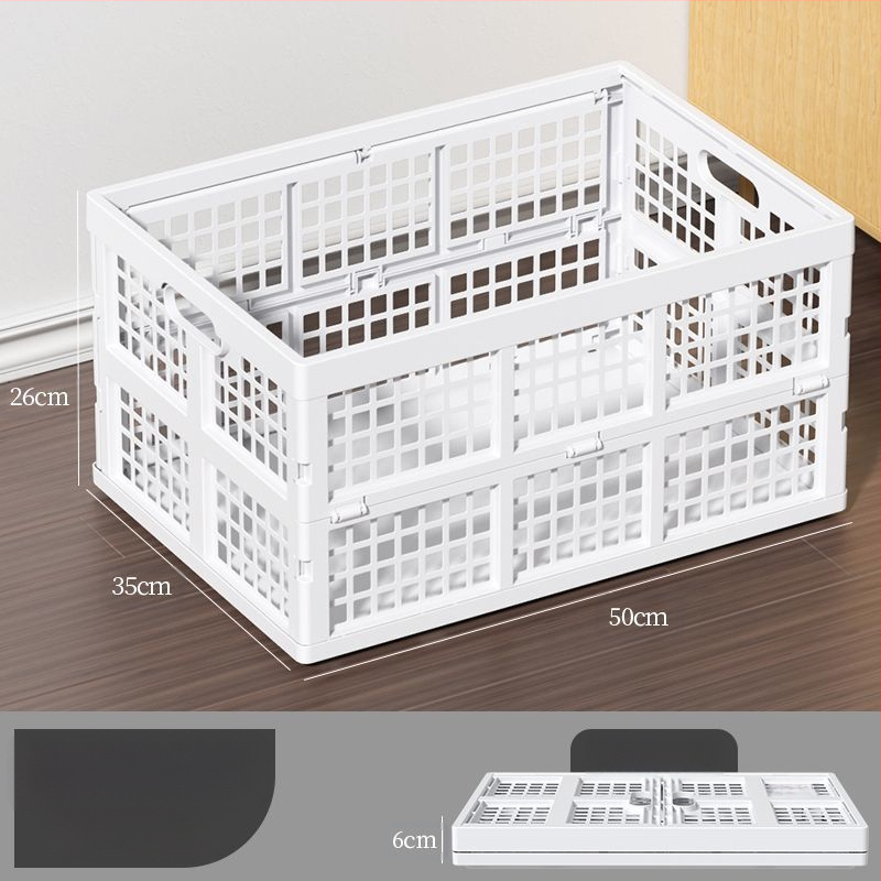 Kokkupandav perforuotas plastikinis krepšys iš PP, maisto kokybės, skirtas užkandžiams ir daržovėms