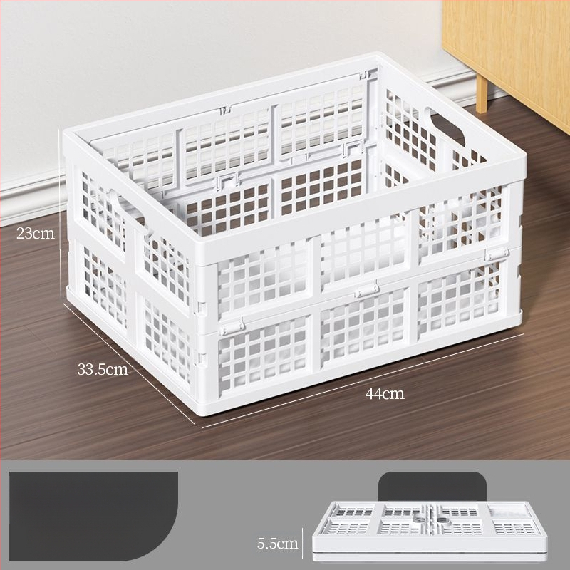 Kokkupandav perforuotas plastikinis krepšys iš PP, maisto kokybės, skirtas užkandžiams ir daržovėms