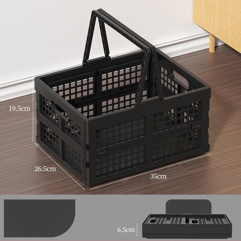 Kokkupandav perforuotas plastikinis krepšys iš PP, maisto kokybės, skirtas užkandžiams ir daržovėms