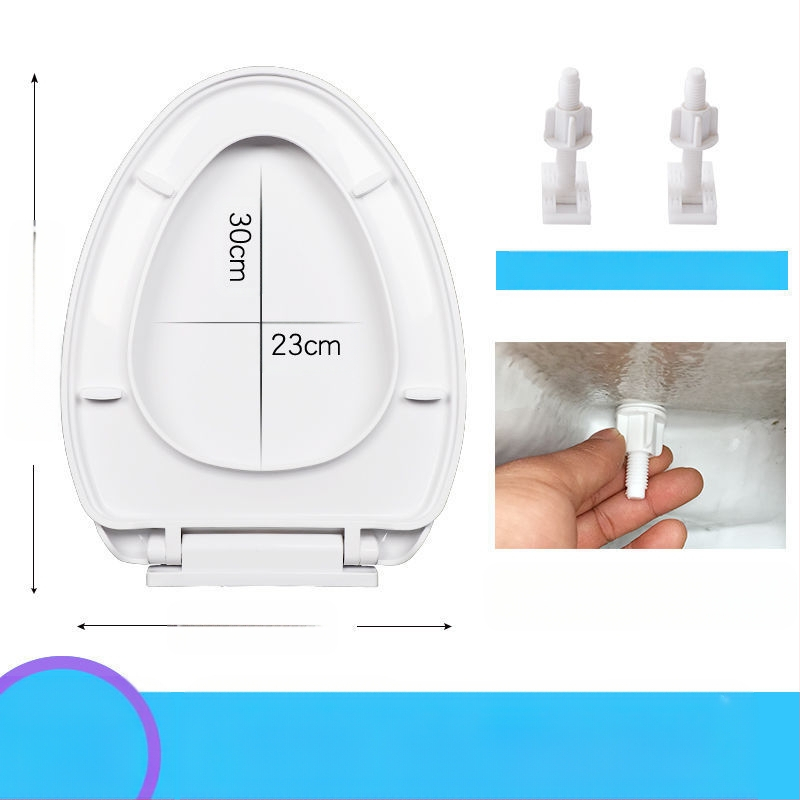 Κάλυμμα λεκάνης τουαλέτας, καθολικά παχύτερο U-μορφής, επάνω τοποθέτηση (Υλικό: PP πίνακας; Στυλ: Κλασικό/Μοντέρνο μινιμαλιστικό; Αποσβεστήρας απαλού κλεισίματος; Απόσταση οπών 11–20 εκ.; Μοντέλο 1)