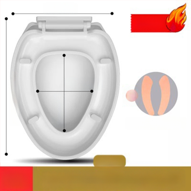 Κάλυμμα λεκάνης τουαλέτας, καθολικά παχύτερο U-μορφής, επάνω τοποθέτηση (Υλικό: PP πίνακας; Στυλ: Κλασικό/Μοντέρνο μινιμαλιστικό; Αποσβεστήρας απαλού κλεισίματος; Απόσταση οπών 11–20 εκ.; Μοντέλο 1)