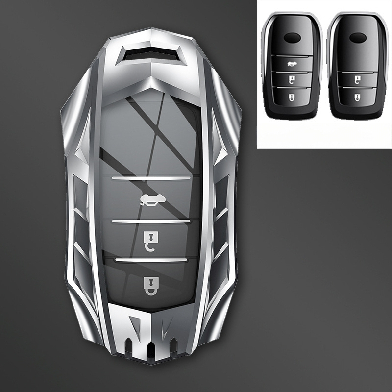 Páncélozott kulcstartó Toyotahoz – cinkötvözet, modern stílus, modellek YA0038/YA0039