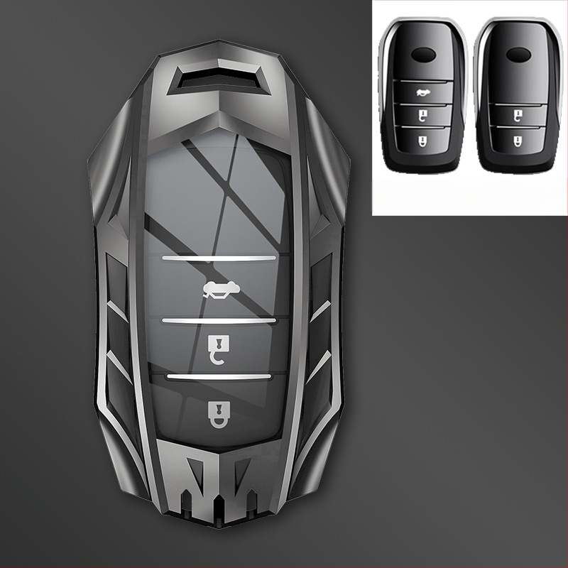 Páncélozott kulcstartó Toyotahoz – cinkötvözet, modern stílus, modellek YA0038/YA0039