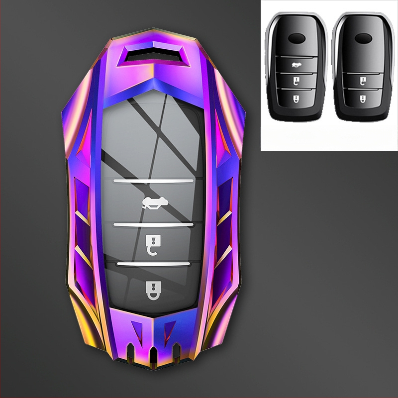 Páncélozott kulcstartó Toyotahoz – cinkötvözet, modern stílus, modellek YA0038/YA0039