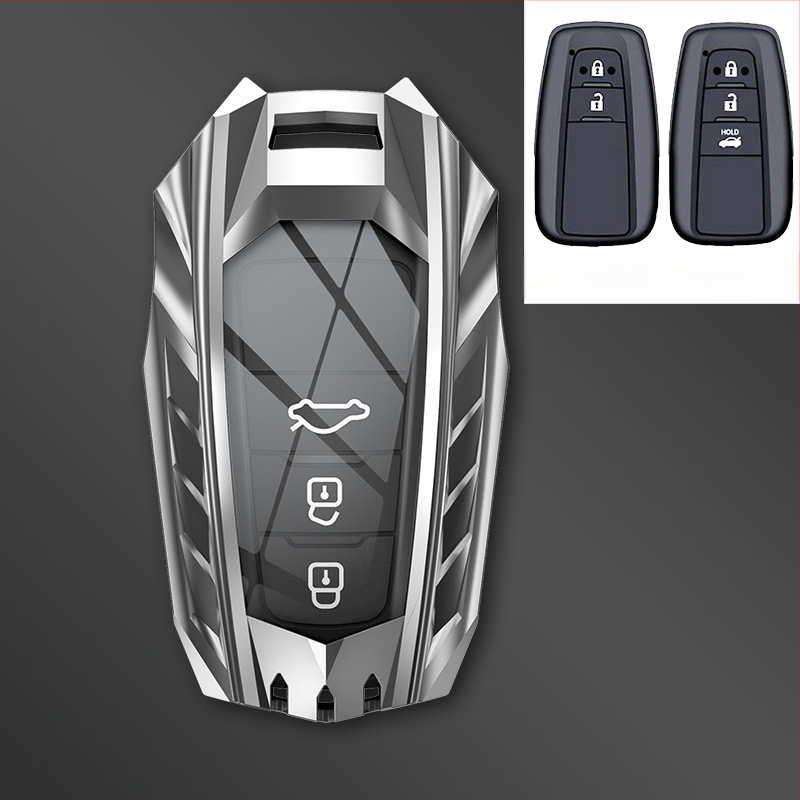 Páncélozott kulcstartó Toyotahoz – cinkötvözet, modern stílus, modellek YA0038/YA0039