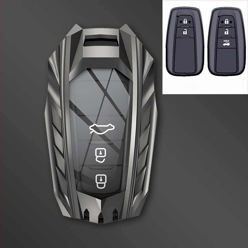 Páncélozott kulcstartó Toyotahoz – cinkötvözet, modern stílus, modellek YA0038/YA0039