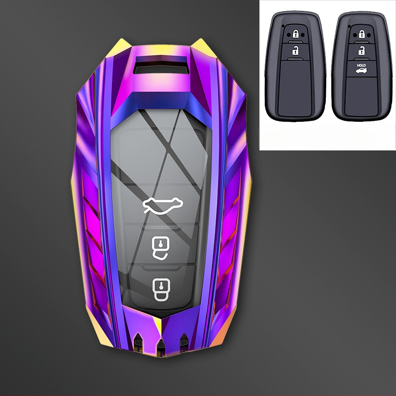 Páncélozott kulcstartó Toyotahoz – cinkötvözet, modern stílus, modellek YA0038/YA0039