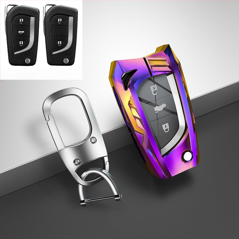 Páncélozott kulcstartó Toyotahoz – cinkötvözet, modern stílus, modellek YA0038/YA0039