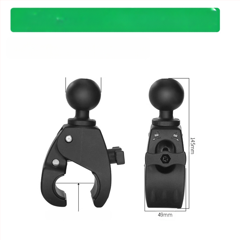 Държач за телефон в автомобил с анти‑вибрация, X-Type, навигационен държач с бързо освобождаване, 25 мм шарнирна глава, за кормило на мотоциклет, безжично зареждане