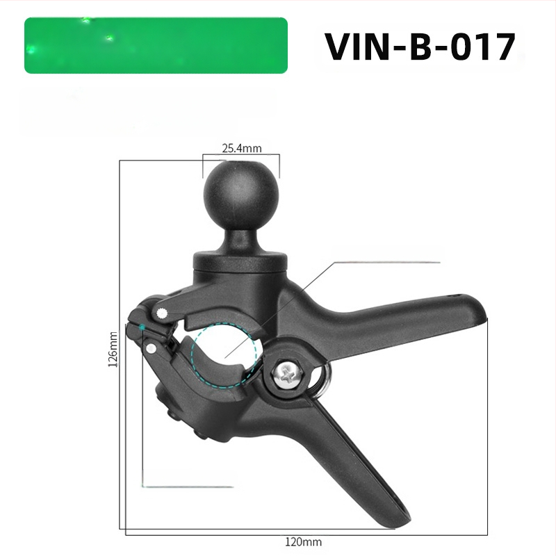 Държач за телефон в автомобил с анти‑вибрация, X-Type, навигационен държач с бързо освобождаване, 25 мм шарнирна глава, за кормило на мотоциклет, безжично зареждане