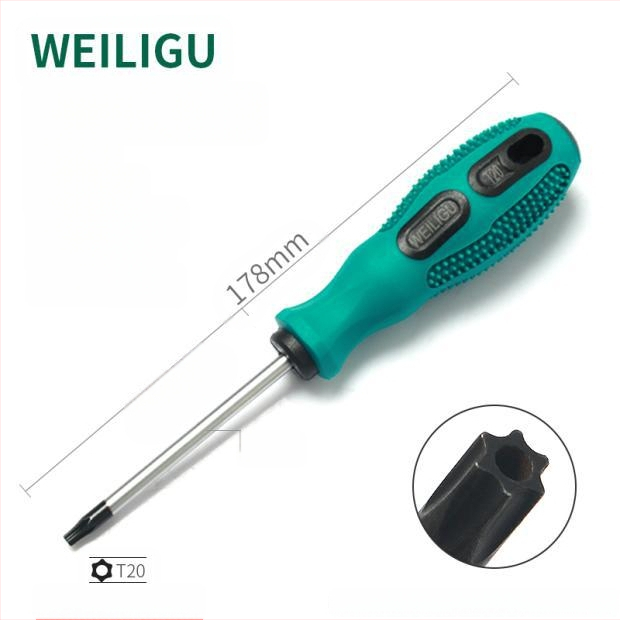 Дълъг комплект битове за отвертка с магнитен връх — Торкс (T5, T8, T27, T30) и шестогранни битове, въглеродна стомана