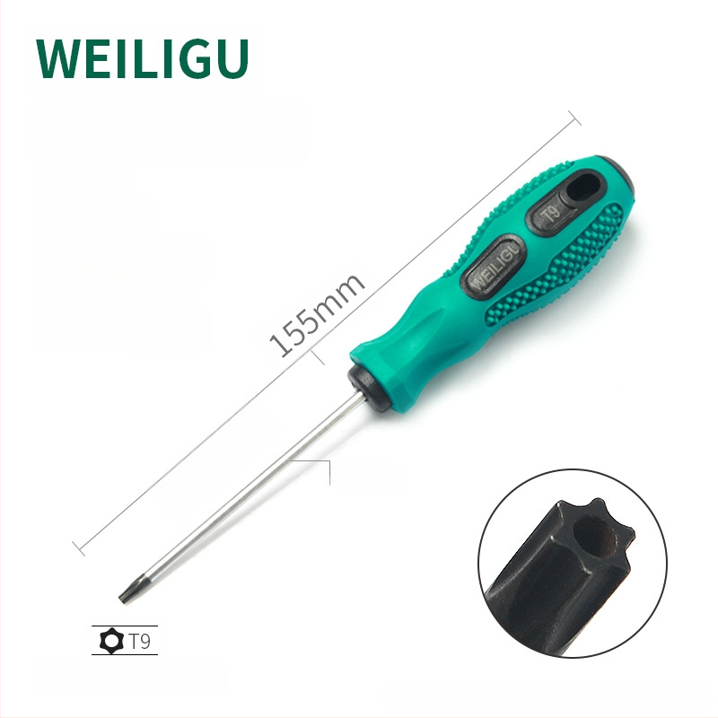 Дълъг комплект битове за отвертка с магнитен връх — Торкс (T5, T8, T27, T30) и шестогранни битове, въглеродна стомана