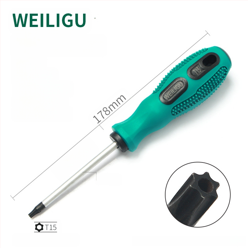 Дълъг комплект битове за отвертка с магнитен връх — Торкс (T5, T8, T27, T30) и шестогранни битове, въглеродна стомана