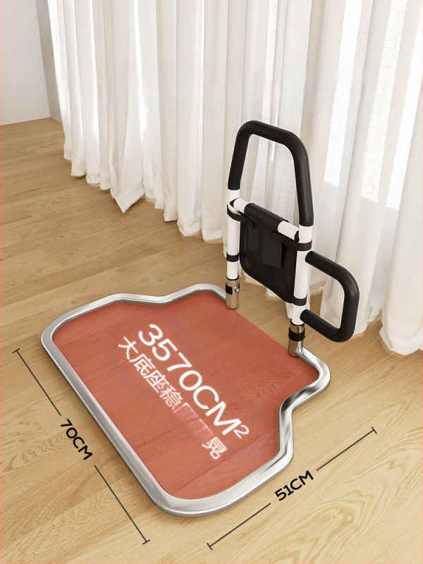 Neįrengiamas lovos šoninis turėklas vyresniems žmonėms, 304 nerūdijančio plieno, be prekės ženklo (304 nerūdij. plienas; be įrengimo; be prekinio ženklo; vyresniems)