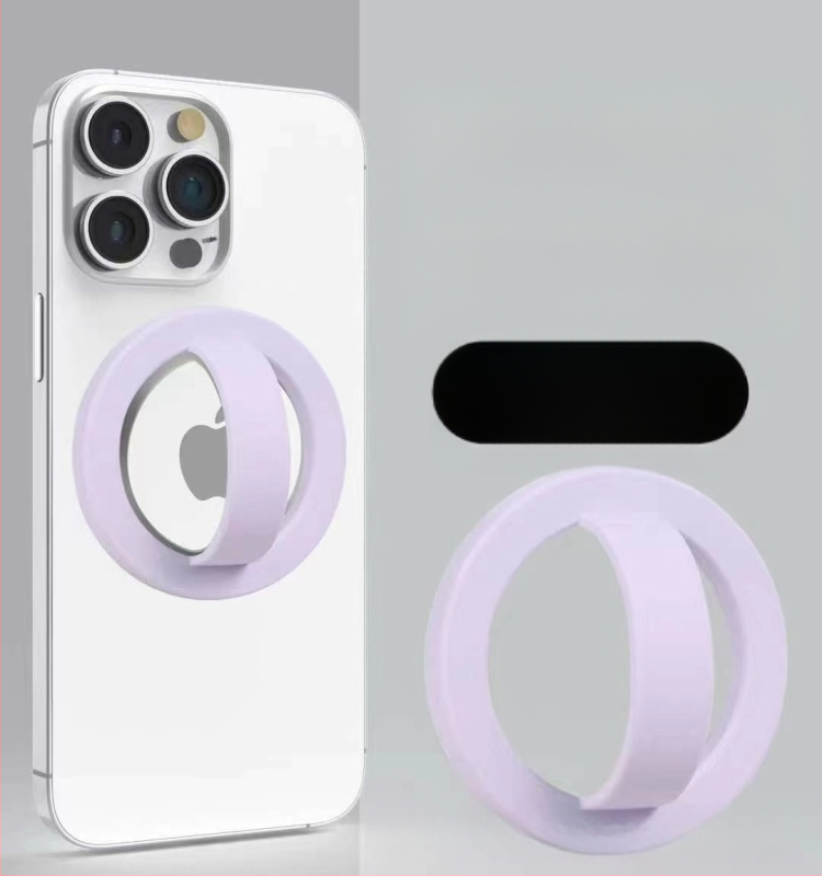 MagSafe magnetinis telefono piršto žiedas, universalus, metalinis, stiprus magnetas, neslystantis