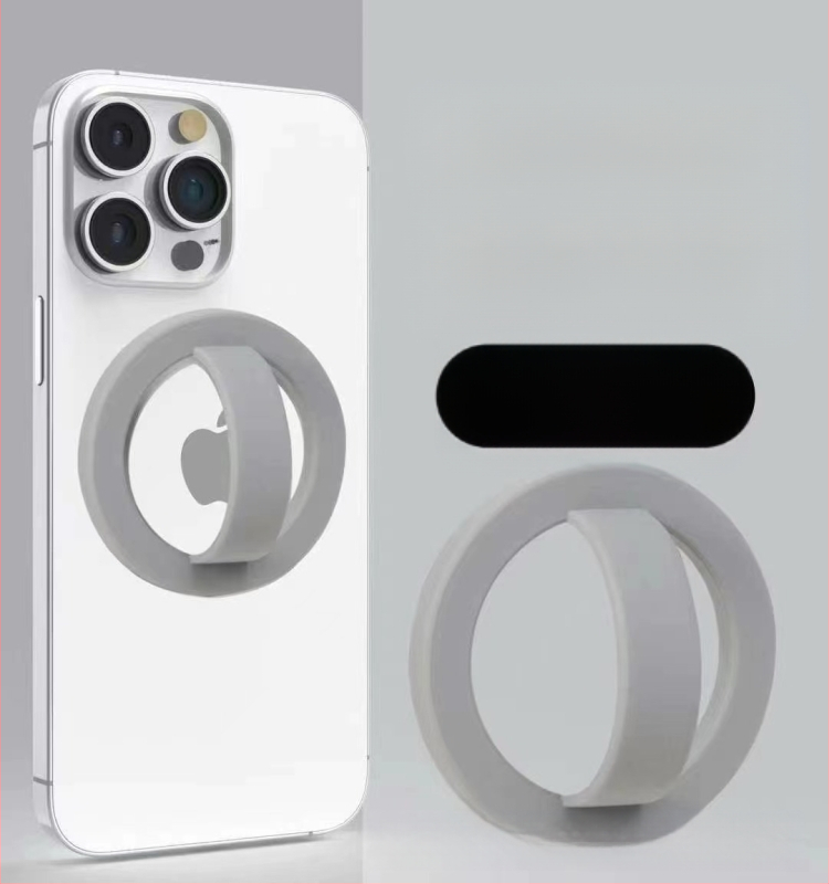 MagSafe magnetinis telefono piršto žiedas, universalus, metalinis, stiprus magnetas, neslystantis