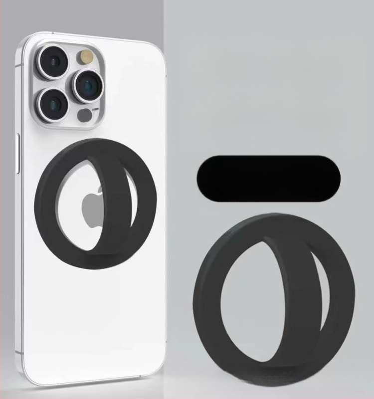 MagSafe magnetinis telefono piršto žiedas, universalus, metalinis, stiprus magnetas, neslystantis