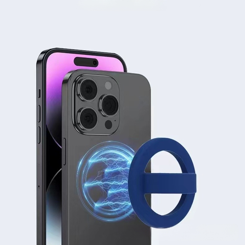 MagSafe magnetinis telefono piršto žiedas, universalus, metalinis, stiprus magnetas, neslystantis