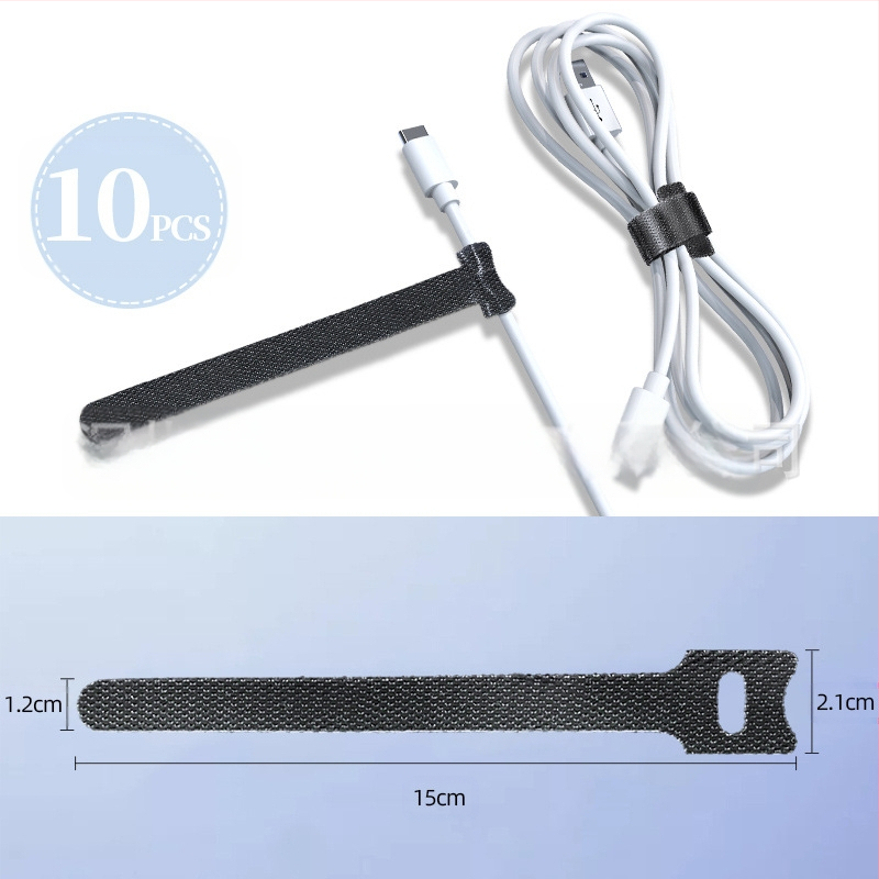 Stalo kabelių vyniotojas – Kombinuotas rinkinys, medžiagos: TPR, diving material, TPE, nylon, silica gel; tinka duomenų kabeliams