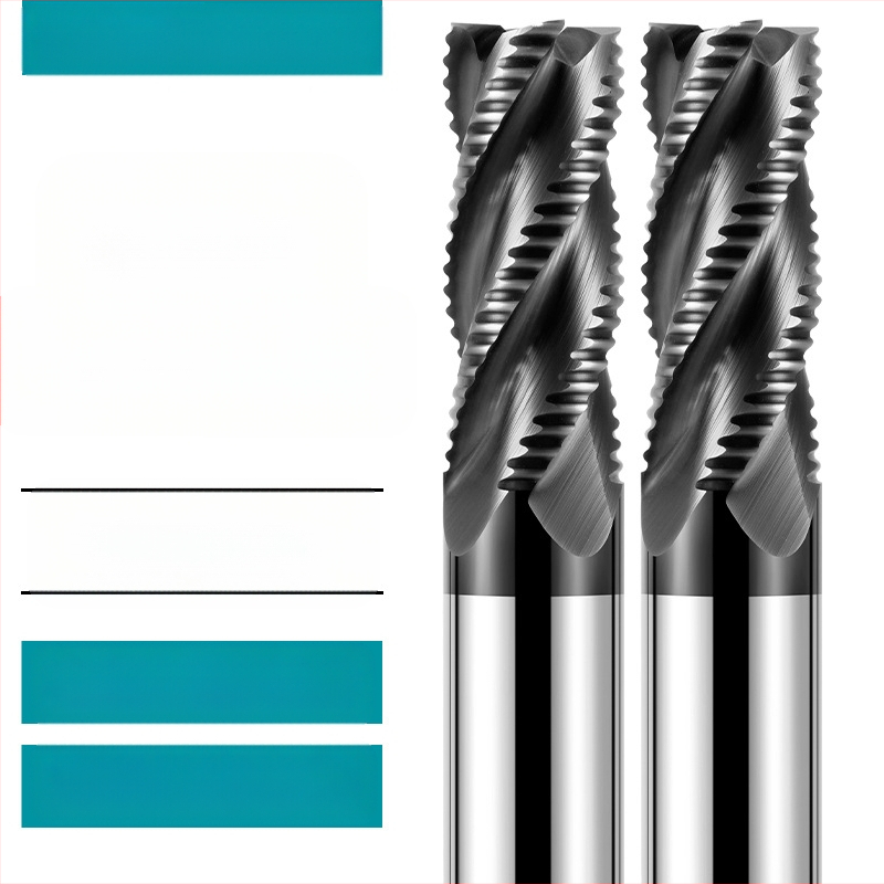 66° фреза от волфрамов карбид за неръждаема стомана, 4 зъба, CNC инструмент