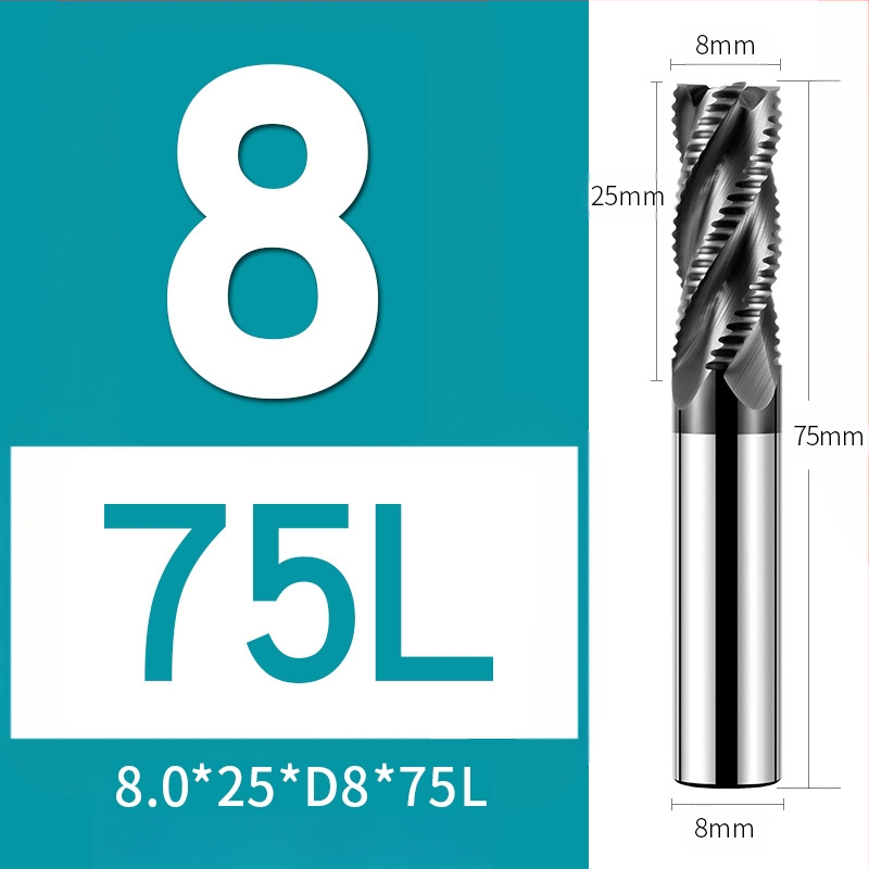 66° фреза от волфрамов карбид за неръждаема стомана, 4 зъба, CNC инструмент