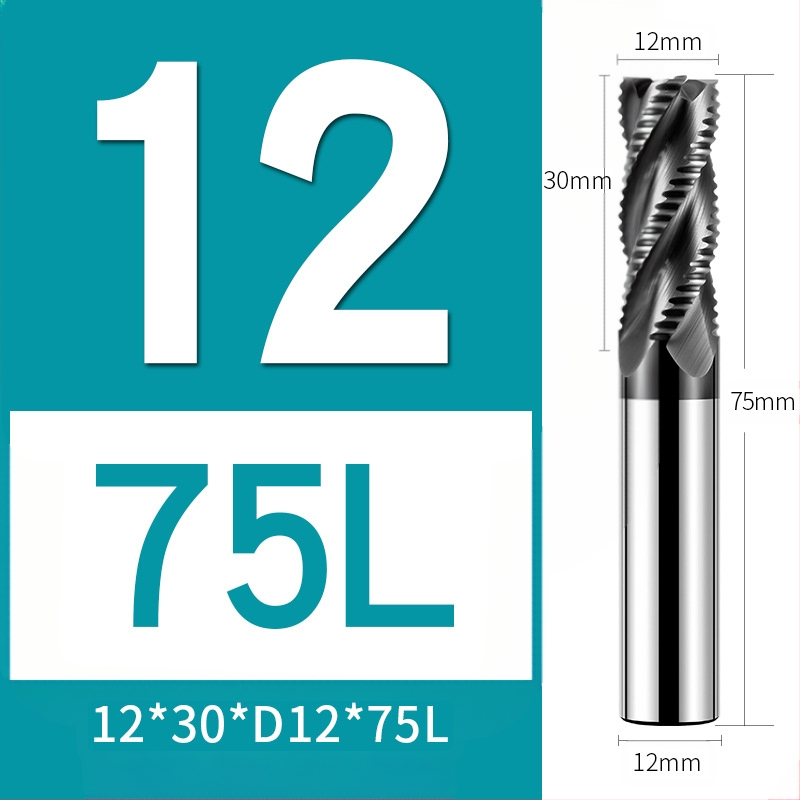 66° фреза от волфрамов карбид за неръждаема стомана, 4 зъба, CNC инструмент