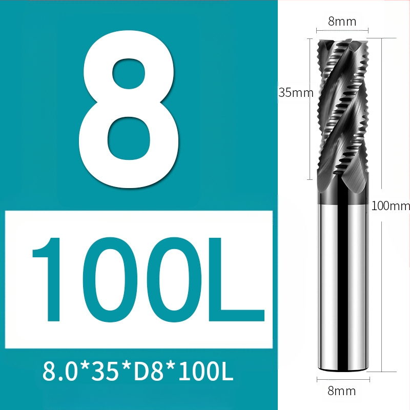 66° фреза от волфрамов карбид за неръждаема стомана, 4 зъба, CNC инструмент