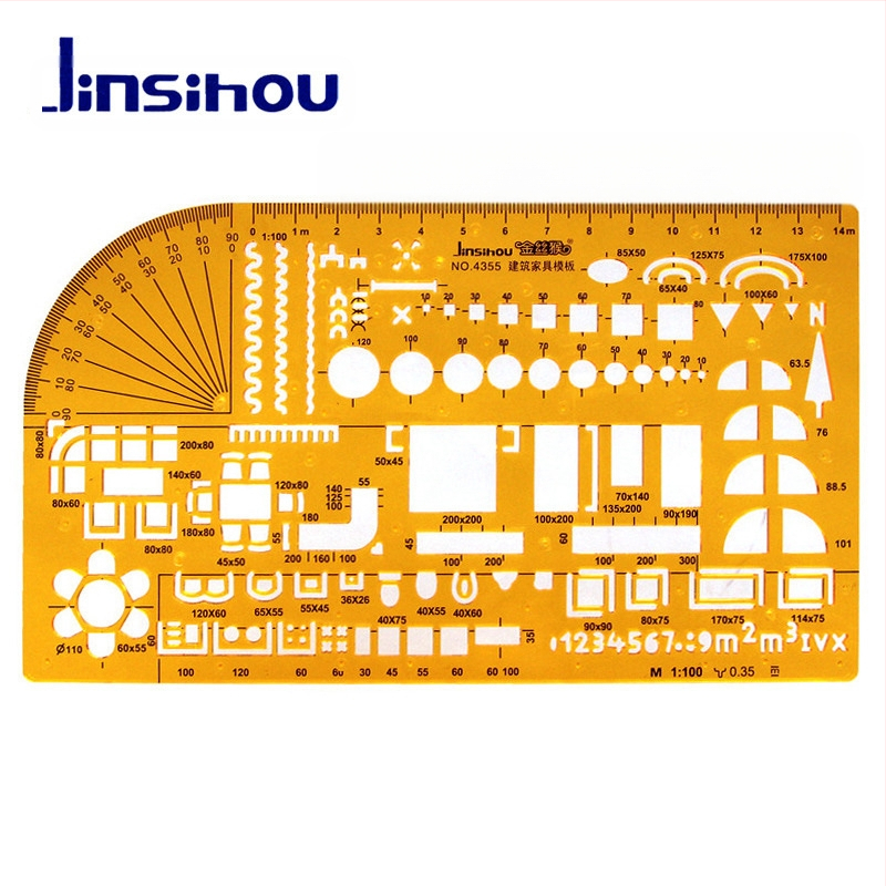 Sablon vonalzó görbék és körök rajzolásához - jinsihou, anyag: K glue, importálás: Nem, IP engedély: Nem