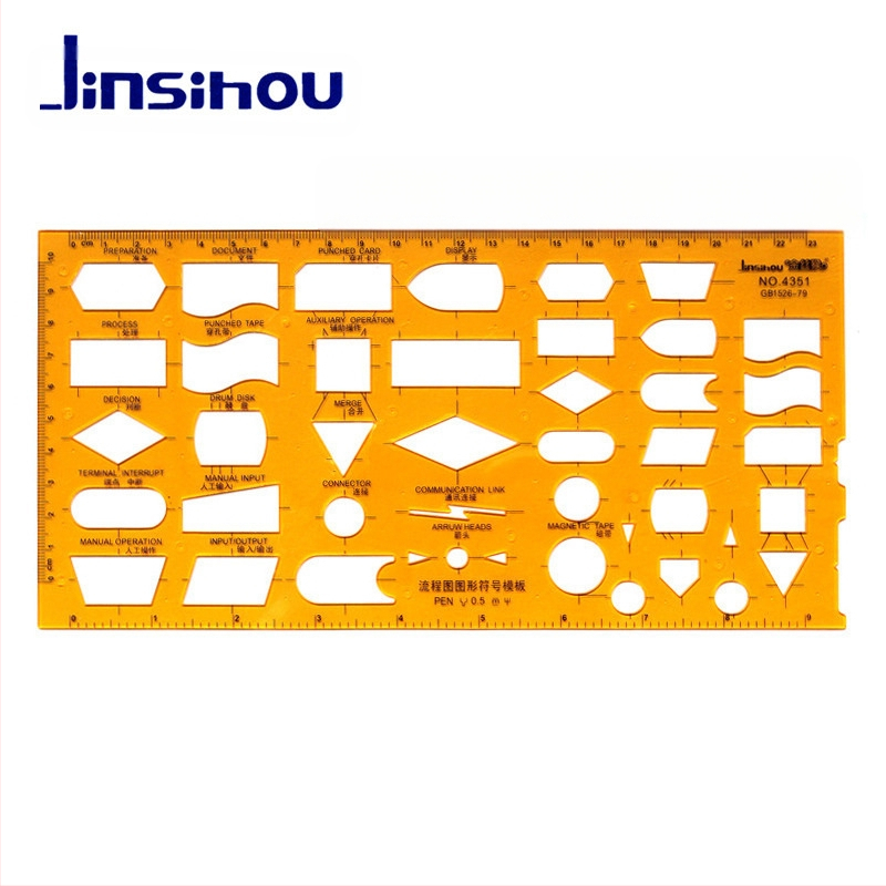 Sablon vonalzó görbék és körök rajzolásához - jinsihou, anyag: K glue, importálás: Nem, IP engedély: Nem