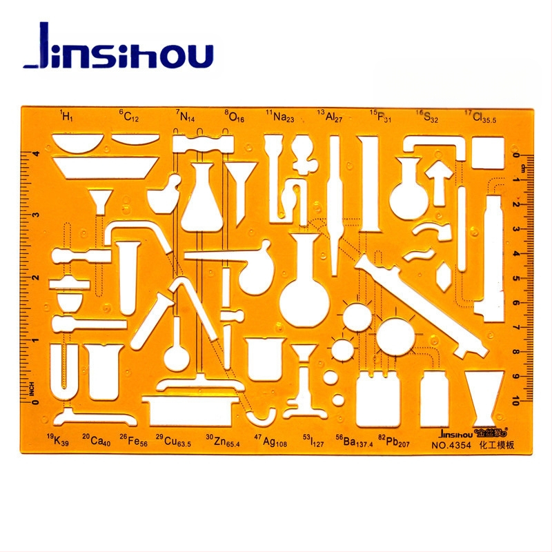 Sablon vonalzó görbék és körök rajzolásához - jinsihou, anyag: K glue, importálás: Nem, IP engedély: Nem