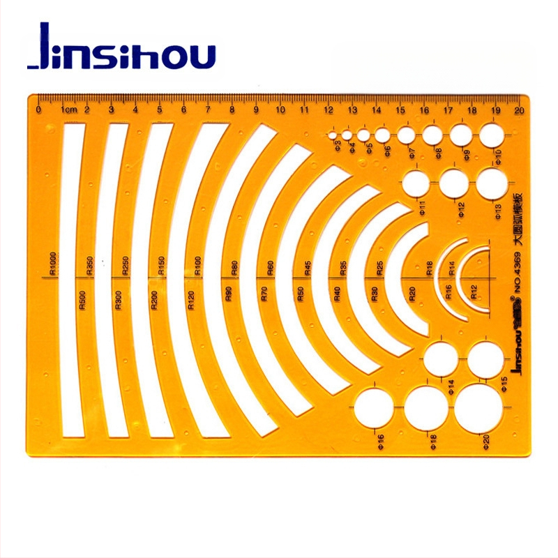 Sablon vonalzó görbék és körök rajzolásához - jinsihou, anyag: K glue, importálás: Nem, IP engedély: Nem