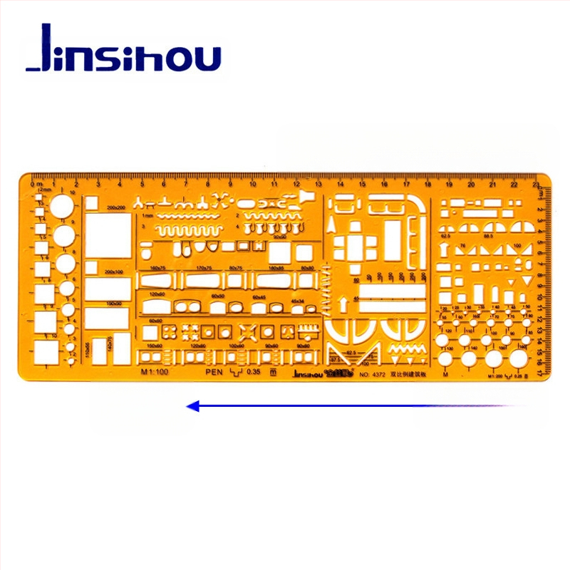 Sablon vonalzó görbék és körök rajzolásához - jinsihou, anyag: K glue, importálás: Nem, IP engedély: Nem