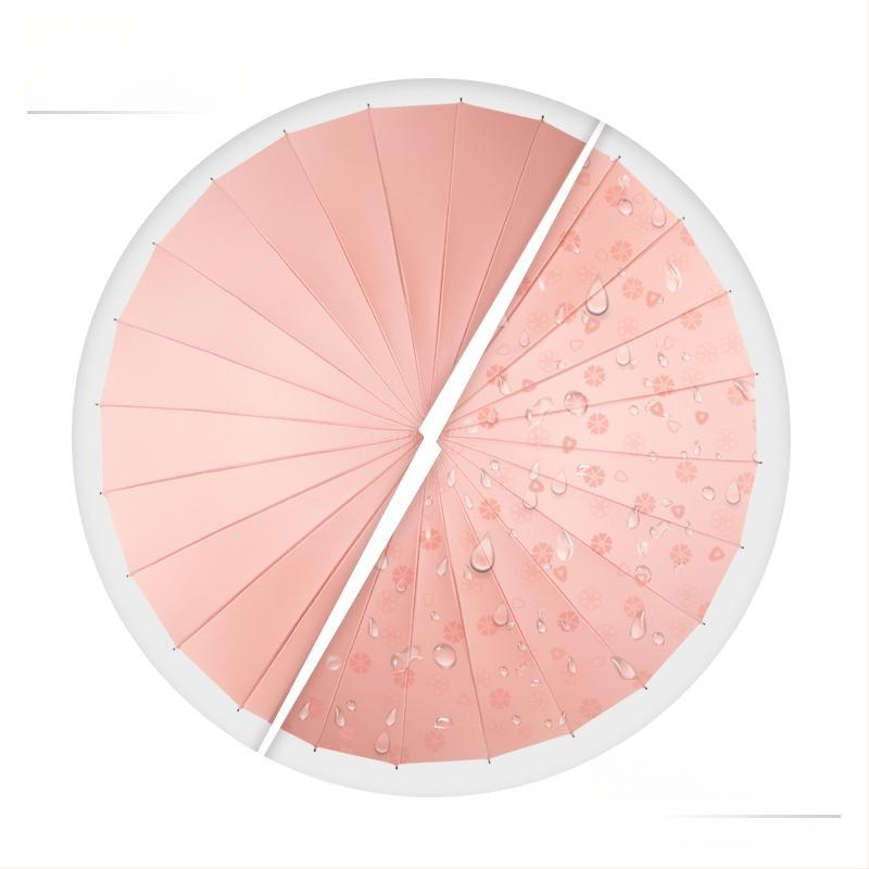 Umbrelă cu mâner lung, cadru cu 12 spițe, țesătură din nylon 170T, spițe din silicon, mâner din aluminiu, deschidere manuală