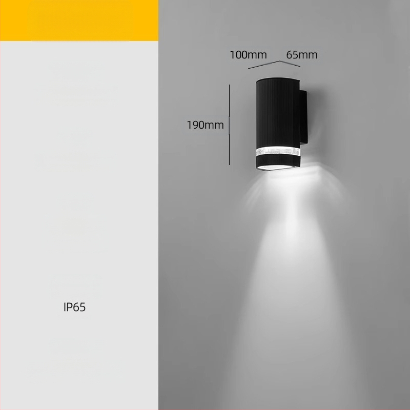 Vonkajšia LED stenová lampa – vodotesná, ABS tienidlo, hliníkové telo, nízke napätie ≤36V, štvorcové stenové svietidlo pre vilu a vstup