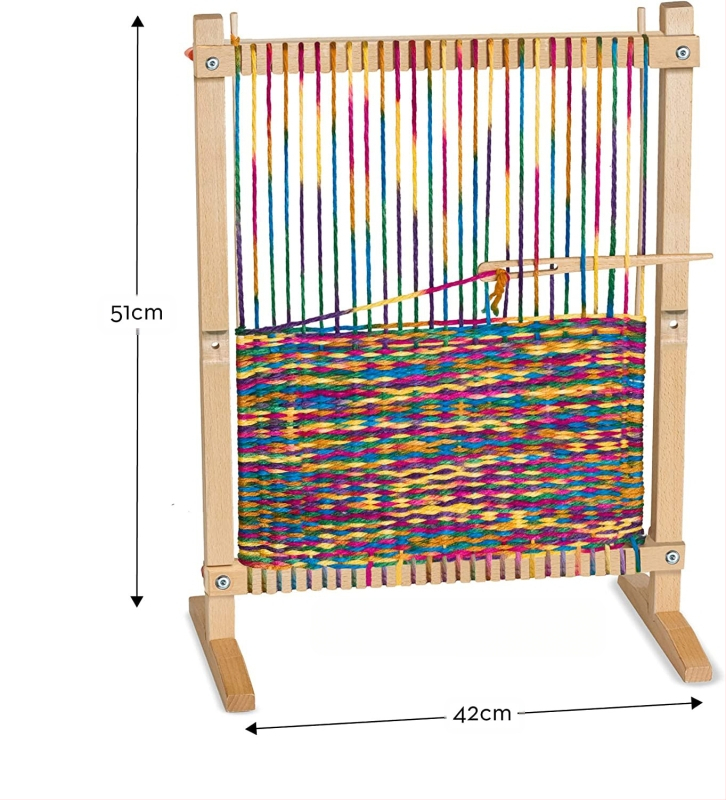 Παιδικός DIY πίνακας υφαντικής — Εκπαιδευτικό παιχνίδι για νηπιαγωγείο και δημοτικό σχολείο, κατάλληλος για σαλόνι