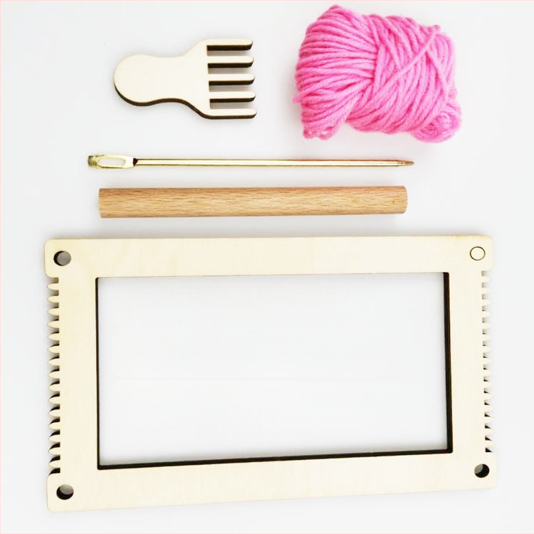 Παιδικός DIY πίνακας υφαντικής — Εκπαιδευτικό παιχνίδι για νηπιαγωγείο και δημοτικό σχολείο, κατάλληλος για σαλόνι