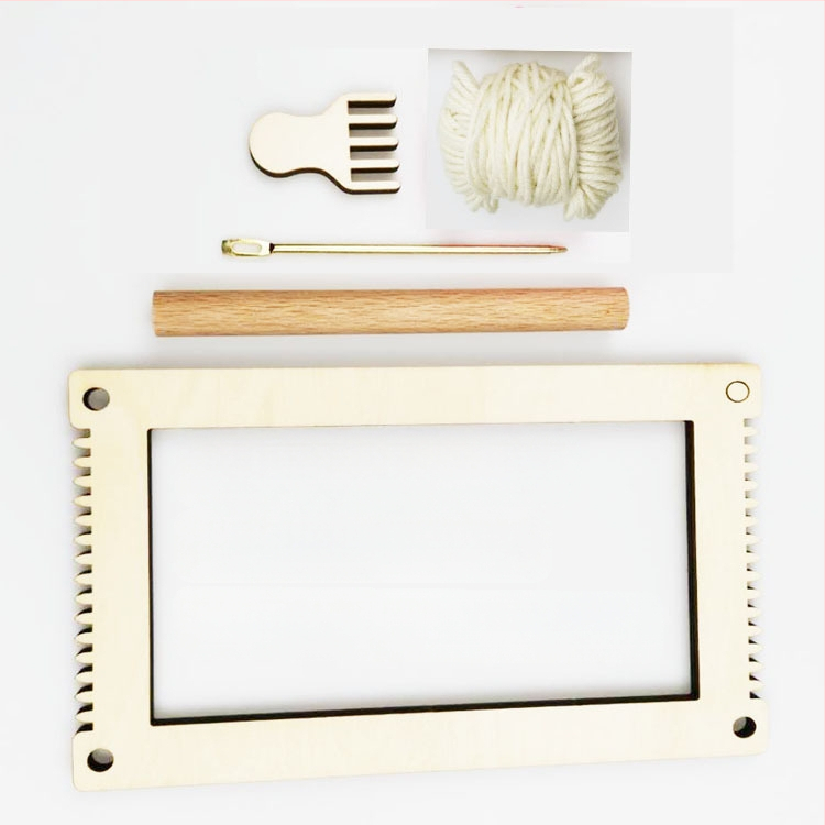 Παιδικός DIY πίνακας υφαντικής — Εκπαιδευτικό παιχνίδι για νηπιαγωγείο και δημοτικό σχολείο, κατάλληλος για σαλόνι
