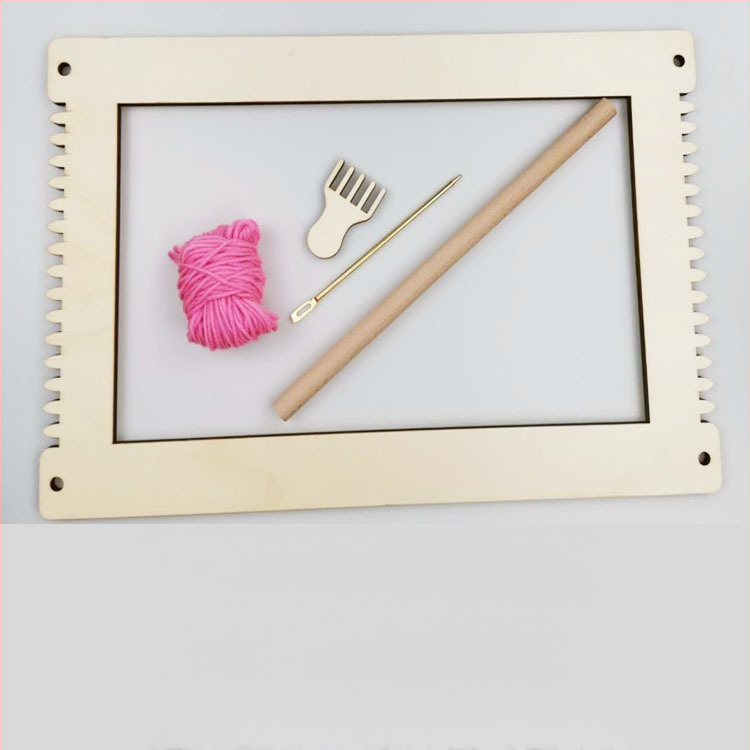 Παιδικός DIY πίνακας υφαντικής — Εκπαιδευτικό παιχνίδι για νηπιαγωγείο και δημοτικό σχολείο, κατάλληλος για σαλόνι