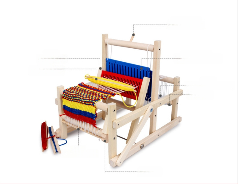 Παιδικός DIY πίνακας υφαντικής — Εκπαιδευτικό παιχνίδι για νηπιαγωγείο και δημοτικό σχολείο, κατάλληλος για σαλόνι