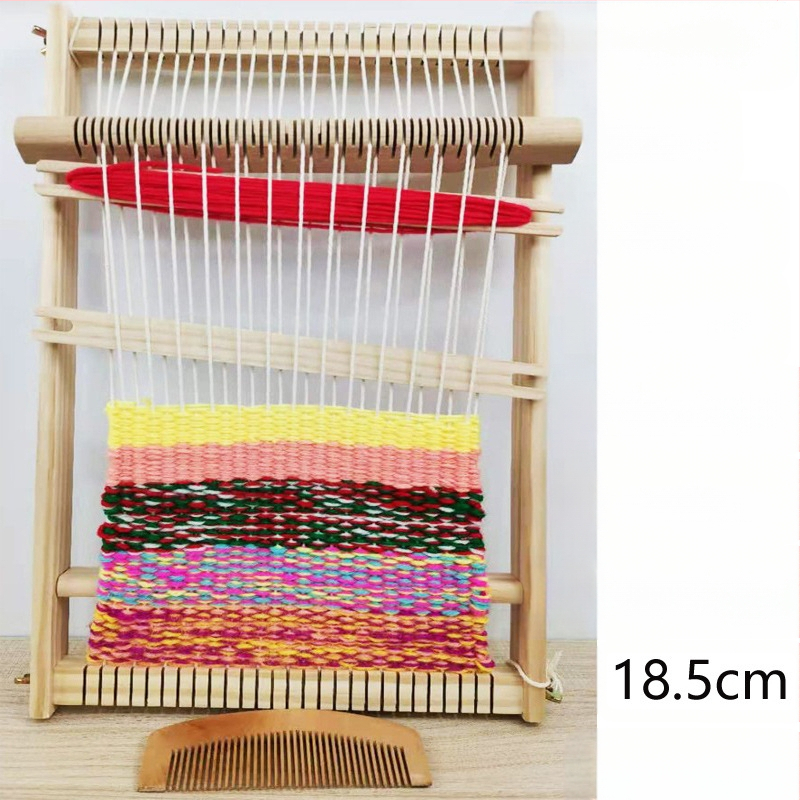 Παιδικός DIY πίνακας υφαντικής — Εκπαιδευτικό παιχνίδι για νηπιαγωγείο και δημοτικό σχολείο, κατάλληλος για σαλόνι