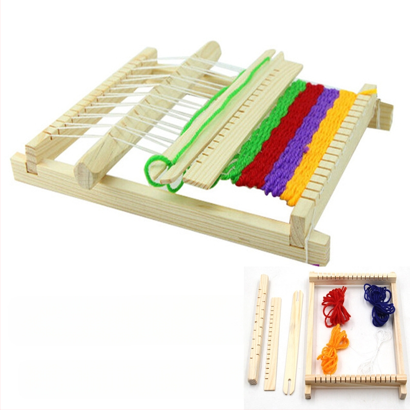 Παιδικός DIY πίνακας υφαντικής — Εκπαιδευτικό παιχνίδι για νηπιαγωγείο και δημοτικό σχολείο, κατάλληλος για σαλόνι