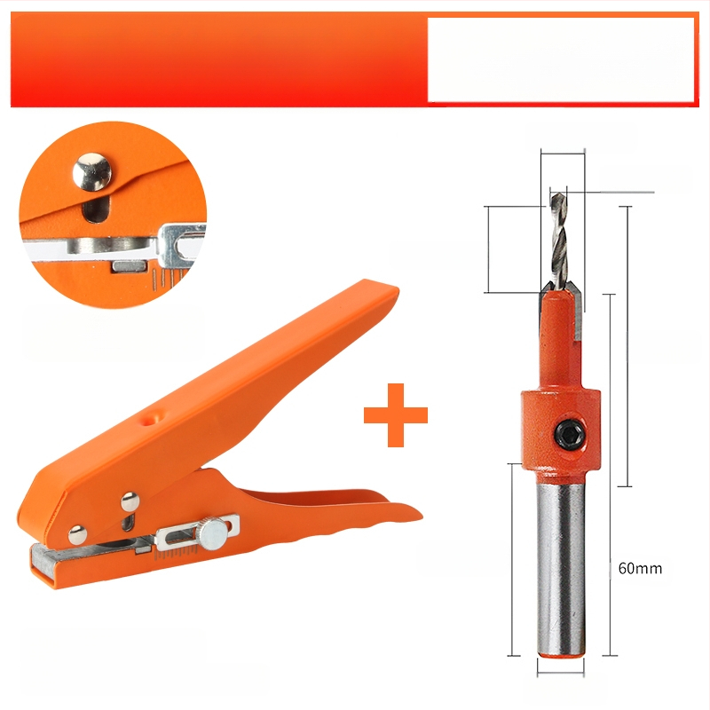 Τρυπητής οπών για ακμές με ταινία περιγράμμισης, χειροκίνητο εργαλείο ξυλουργικής για οικολογικούς πίνακες