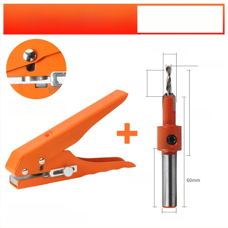 Τρυπητής οπών για ακμές με ταινία περιγράμμισης, χειροκίνητο εργαλείο ξυλουργικής για οικολογικούς πίνακες