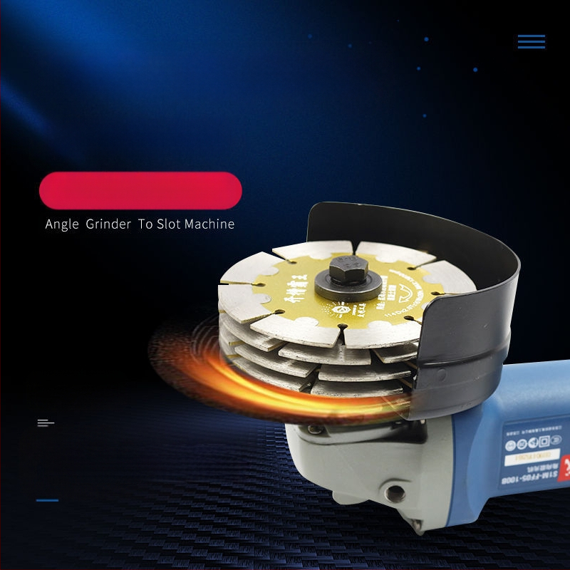 Слотинг приставка за ъглошлайф — еднократно формиране за електрически стенни кабелни канали — инструмент за електротехници