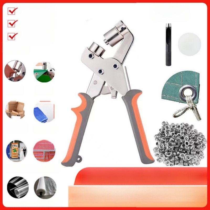 Rankiniai Eyelet plaktukai audiniams, Nešiojamas skylės įrankis reklamai, Eyelet mašina reklamos audiniams, Svoris 0,5 kg